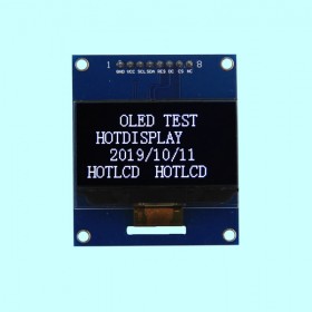 1.54寸128*64分辨率OLED显示屏/128*64