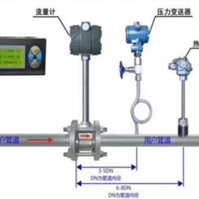 智能一体化气体涡街流量计 氮气流量计供应商